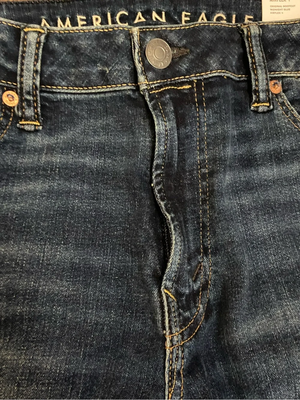 NWT American Eagle Men’s Bootcut Jeans, Size 33x32 - Picture 4 of 7